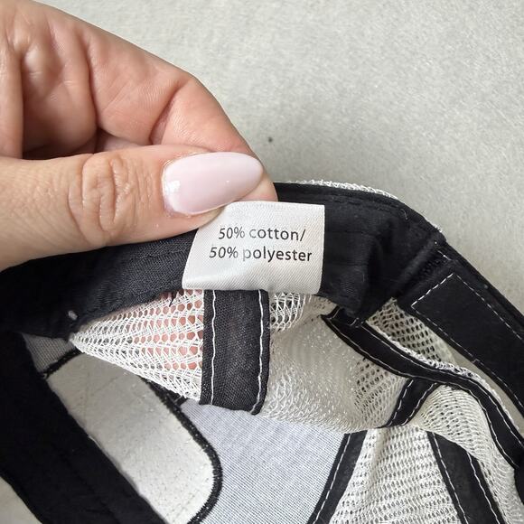 Federal Ammunition Printed Baseball Cap Black White Cotton Blend Hat Adult Size - Picture 5 of 7